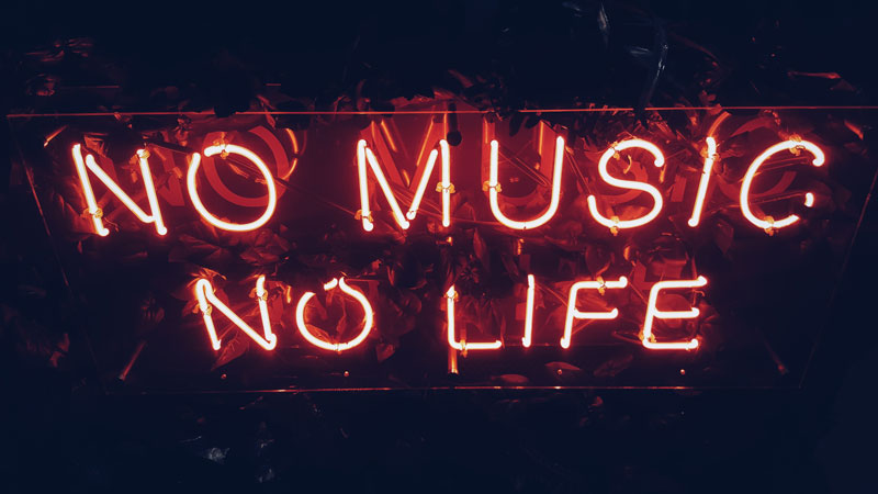 no music