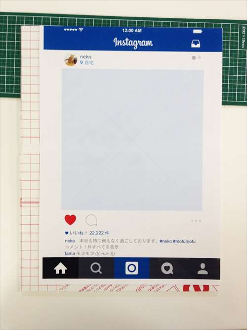 話題のインスタグラム風フォトフレームをdiyしたら感度の高い人になった件