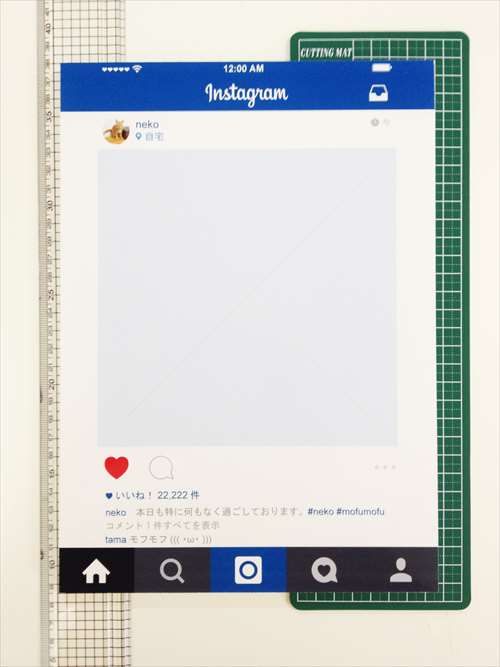 話題のインスタグラム風フォトフレームをdiyしたら感度の高い人になった件